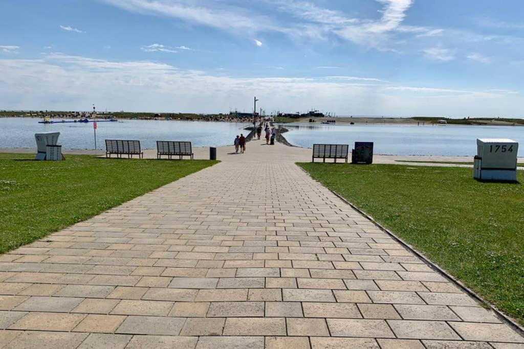 Nordseeglück in Büsum nahe Familienlagune Exterior foto
